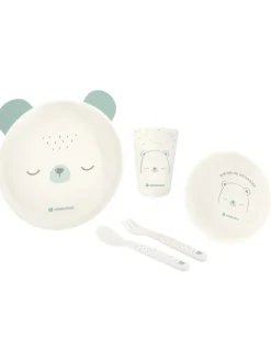 Kindergeschirr Set Bear with me in grün