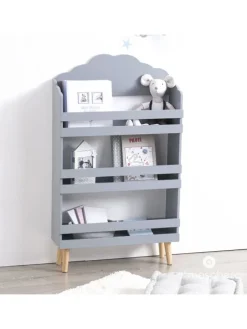 Kinderregal in grau