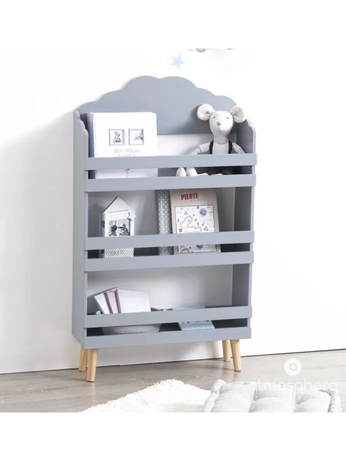 Kinderregal in grau