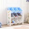 Kinderregal Muxía in Blau (H)60cm (B)62cm (T)26.5cm