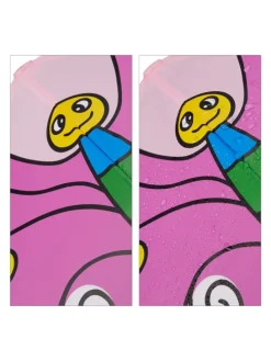 Kinderregenschirm Schmetterling in Pink