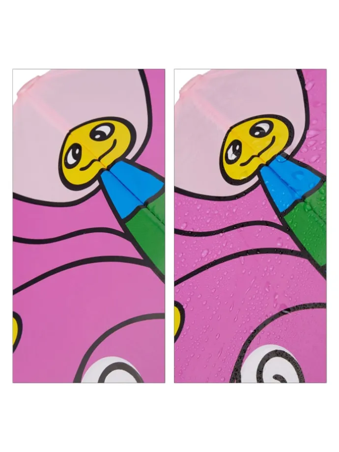 Kinderregenschirm Schmetterling in Pink