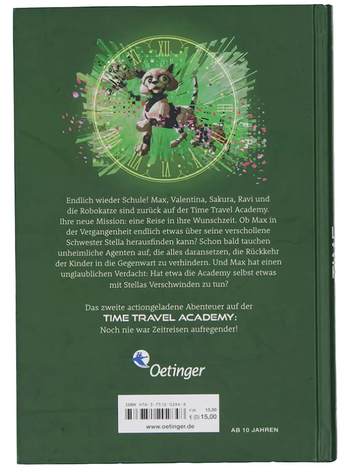 Kinderroman "Time Travel Academy 2. Sekunde der Entscheidung"