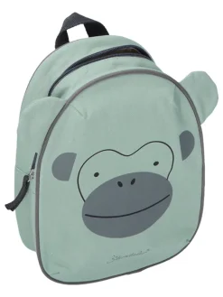 Kinderrucksack "Albert" in Grün - (B)22 x (H)28,5 x (T)10 cm