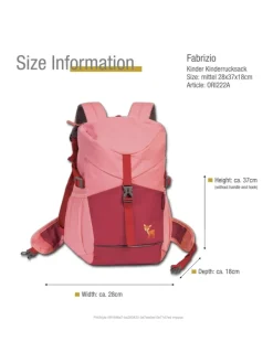 Kinderrucksack, Freizeitrucksack Polyester, recycelt ca. 37cm hoch