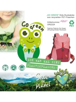 Kinderrucksack, Freizeitrucksack Polyester, recycelt ca. 37cm hoch