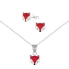 Kinder-Schmuckset FUCHS in 925 Sterling Silber, 4-tlg.