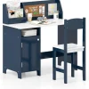 Kinderschreibtisch Set in Blau