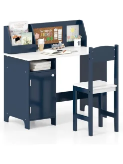Kinderschreibtisch Set in Blau