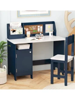 Kinderschreibtisch Set in Blau