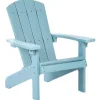 Kindersessel ADIRONDACK in Blau - (W) 40 x (H) 64 x (L) 50 cm