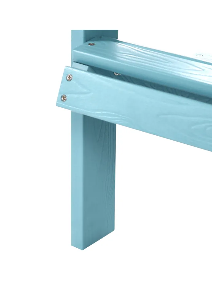 Kindersessel ADIRONDACK in Blau - (W) 40 x (H) 64 x (L) 50 cm