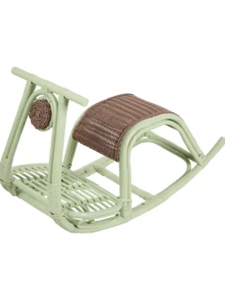 Kindersessel ASPRIA in Grün/Braun - (W) 42 x (H) 53 x (L) 85 cm