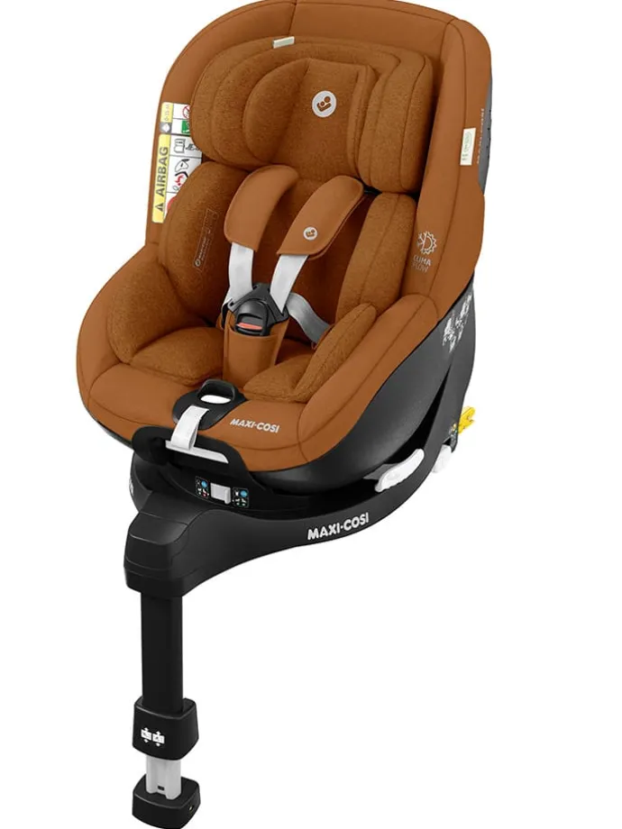 Kindersitz "Mica Pro Eco i-Size" in Authentic Cognac - Gruppe 0/1