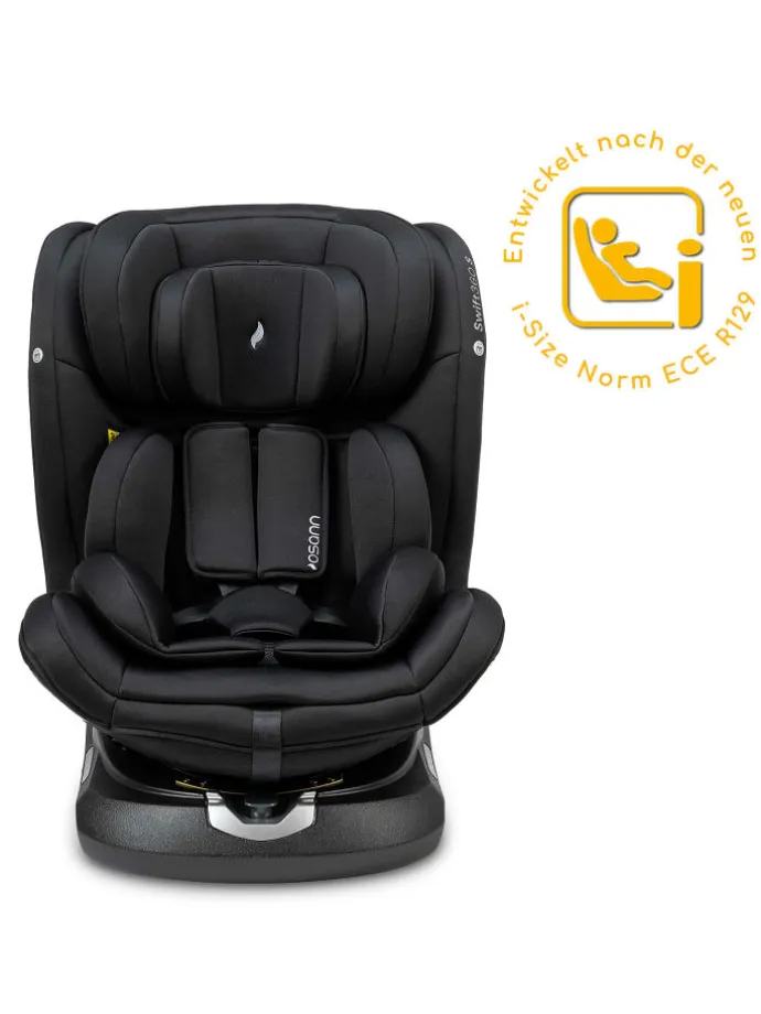 Kindersitz "Swift360 S" in All Blac - 76 bis 150 cm