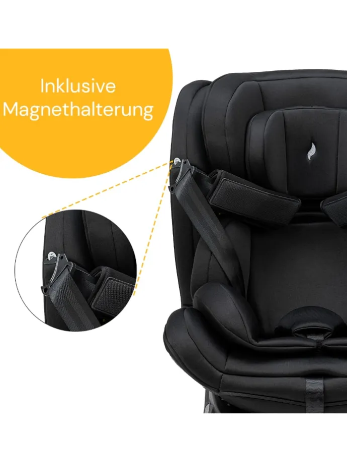 Kindersitz "Swift360 S" in All Blac - 76 bis 150 cm