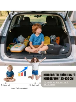 Kindersitzerhöhung ECE R129/03 – Sitzerhöhung für Kinder von 125–150 cm