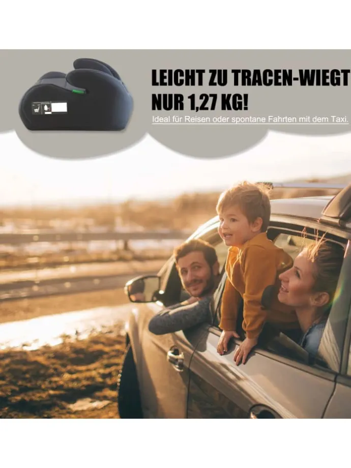 Kindersitzerhöhung ECE R129/03 – Sitzerhöhung für Kinder von 125–150 cm