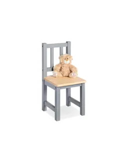 Kindersitzgruppe Fenna, grau/natur, 3-tlg.
