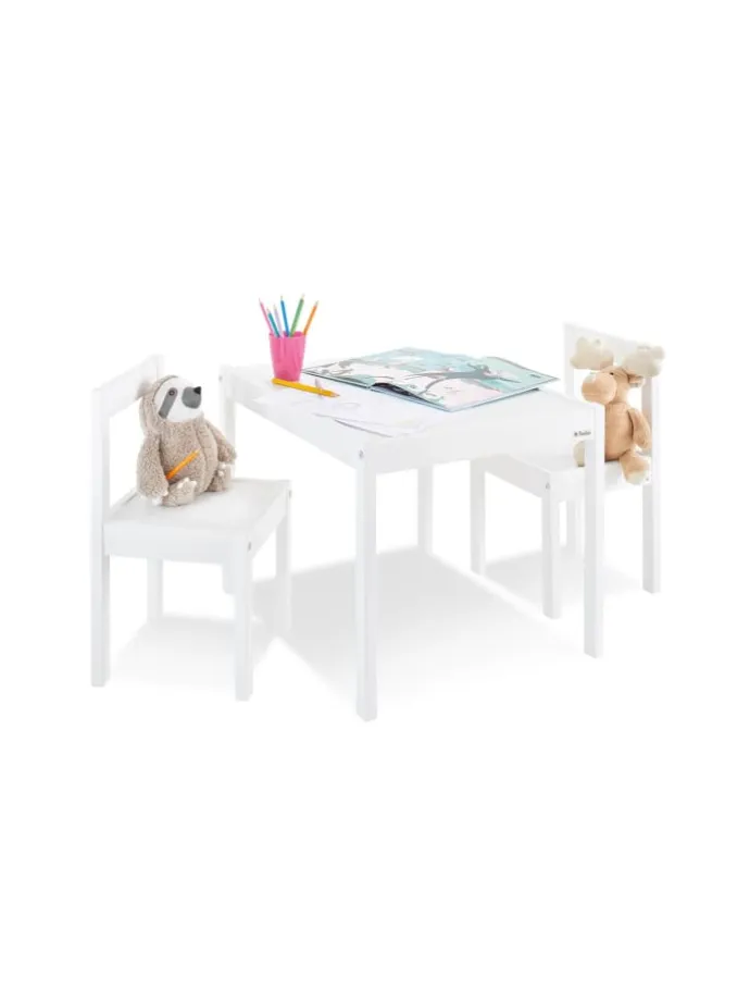 Kindersitzgruppe Olaf, weiß, 3-tlg., 61 x 48 x 46 cm