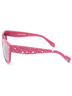 Kinder-Sonnenbrille in Pink-Weiß/ Hellbraun