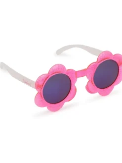 Kinder-Sonnenbrille in Pink/ Weiß