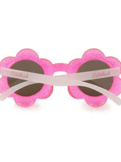 Kinder-Sonnenbrille in Pink/ Weiß