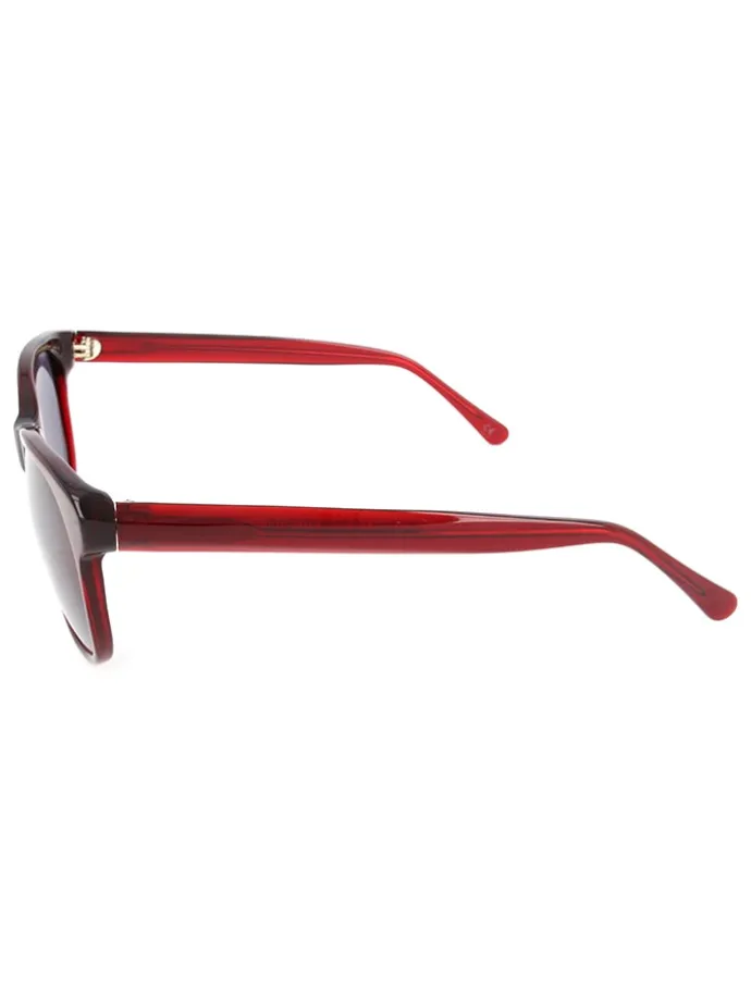 Kinder-Sonnenbrille in Rot/ Schwarz