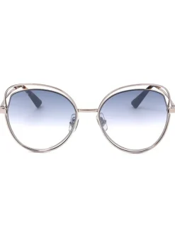 Kinder-Sonnenbrille in Silber/ Blau
