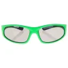 Kinder-Sportbrille "Flexxy Junior" in Grün-Blau/ Grau