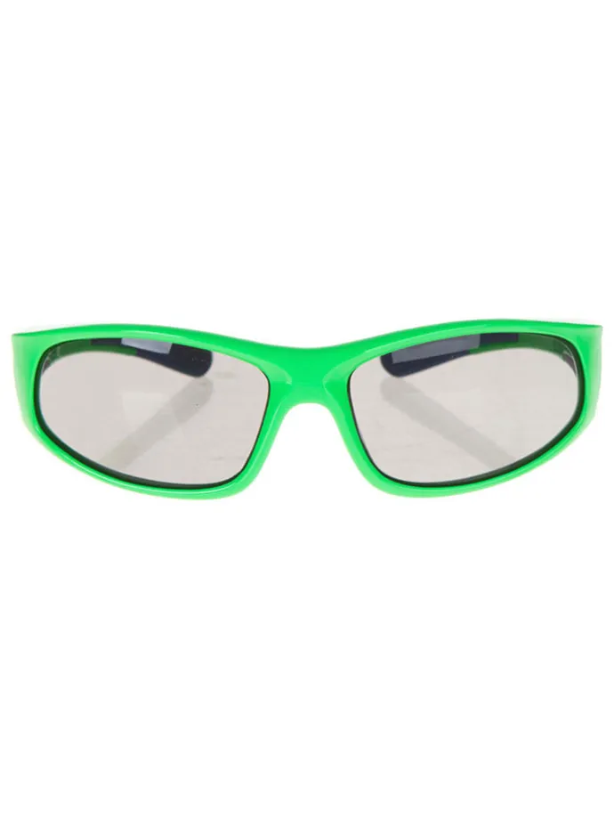 Kinder-Sportbrille "Flexxy Junior" in Grün-Blau/ Grau