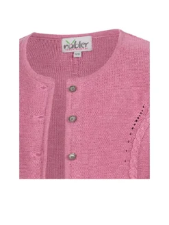 Kinderstrickjacke Amira Madl in Rosa
