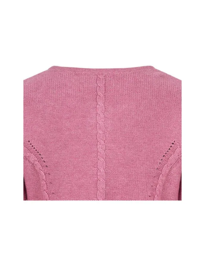 Kinderstrickjacke Amira Madl in Rosa