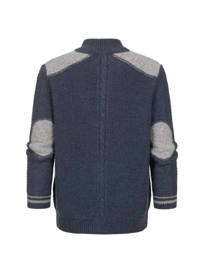 Kinderstrickjacke Igor in Blau