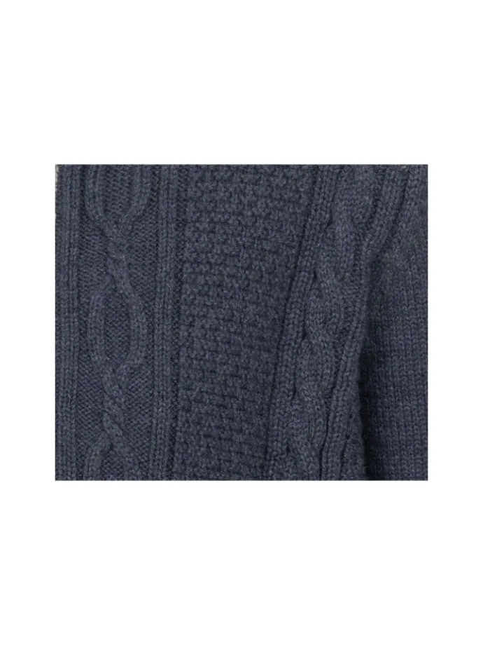 Kinderstrickjacke Igor in Blau