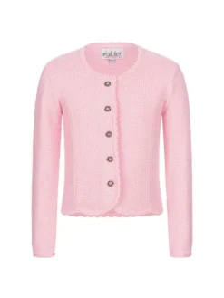 Kinderstrickjacke Yvonne in Rosa