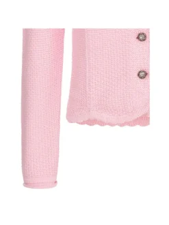 Kinderstrickjacke Yvonne in Rosa
