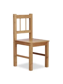 Kinderstuhl in Natur - (B)27 x (H)57 x (T)29 cm