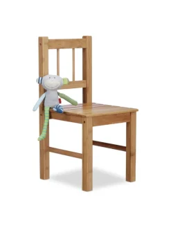 Kinderstuhl in Natur - (B)27 x (H)57 x (T)29 cm