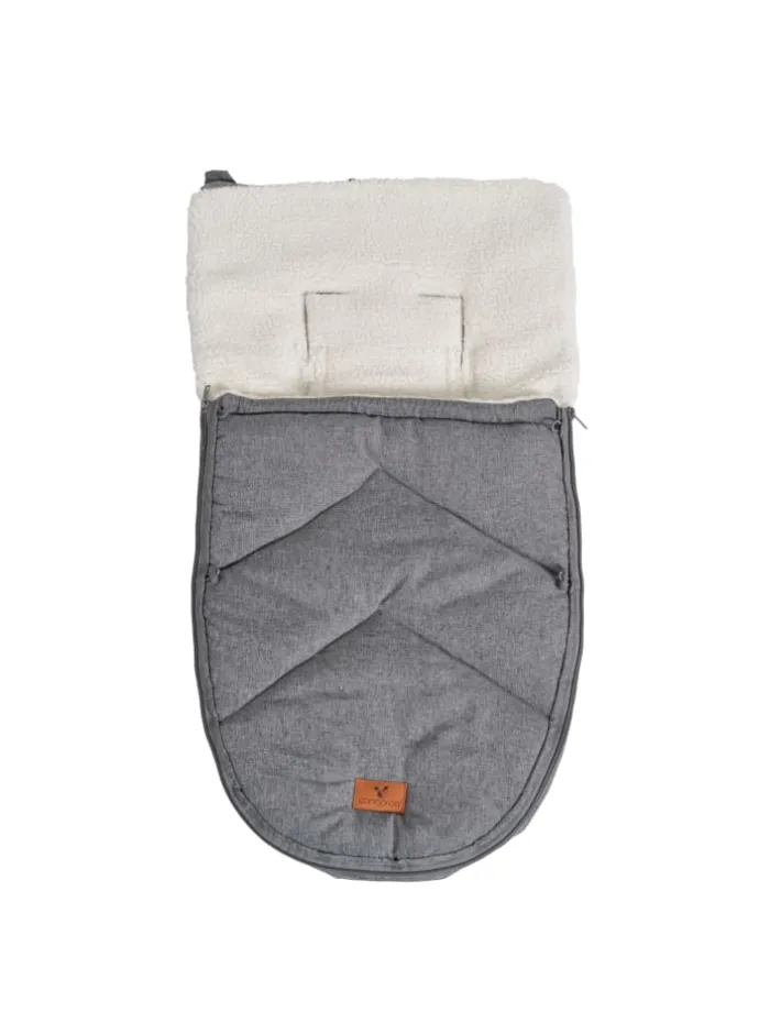 Kinderwagen Fußsack Luxe in grau