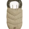 Kinderwagen Fußsack Luxury Fell in braun