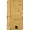 Kinderwagenauflage in Gelb