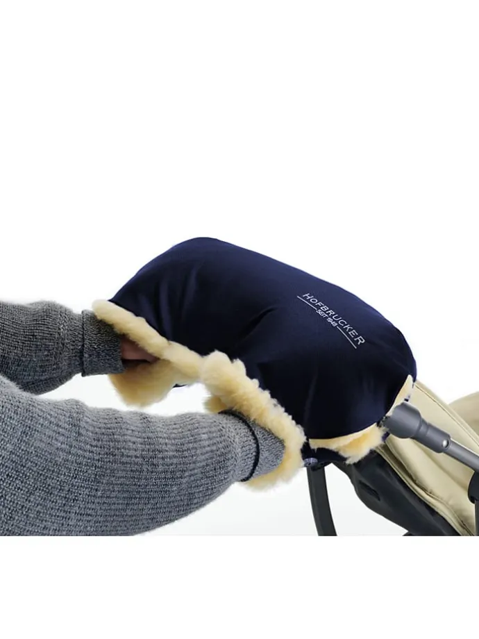 Kinderwagen-Muff in Dunkelblau - (L)55 x (B)24 cm