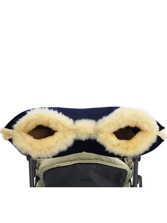 Kinderwagen-Muff in Dunkelblau - (L)55 x (B)24 cm