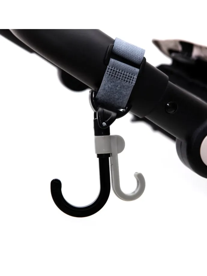 Kinderwagen-Universalhaken in schwarz