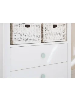 Kinderzimmer-Set Florentina extrabreit inkl. extrabreitem Regalaufsatz, 3-t…