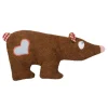 Kirschkern-Bio-Wärmekissen, Braunbär, Made in Germany, Größe ca. 39 x 18 cm