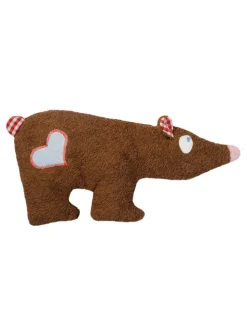 Kirschkern-Bio-Wärmekissen, Braunbär, Made in Germany, Größe ca. 39 x 18 cm