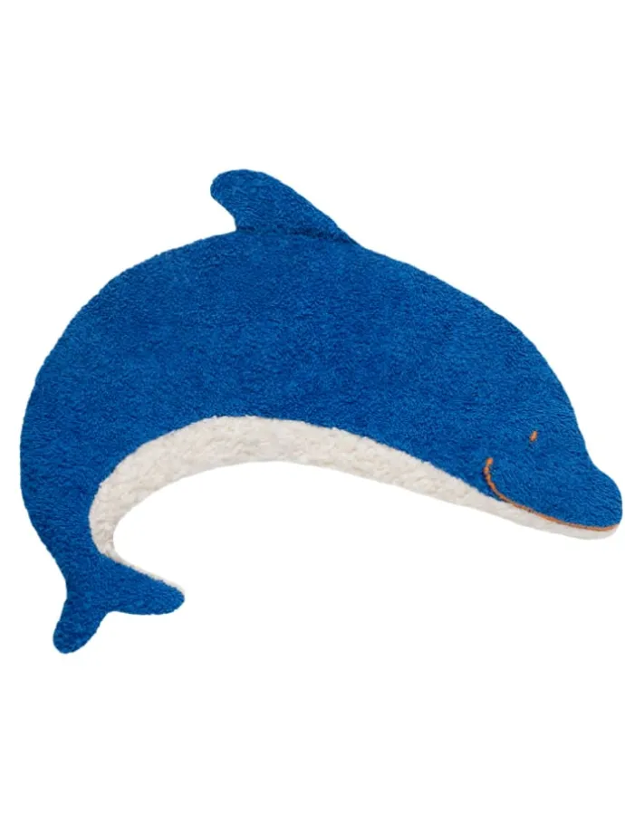 Kirschkern-Bio-Wärmekissen, Delfin, Made in Germany, Größe ca. 30 x 22 cm