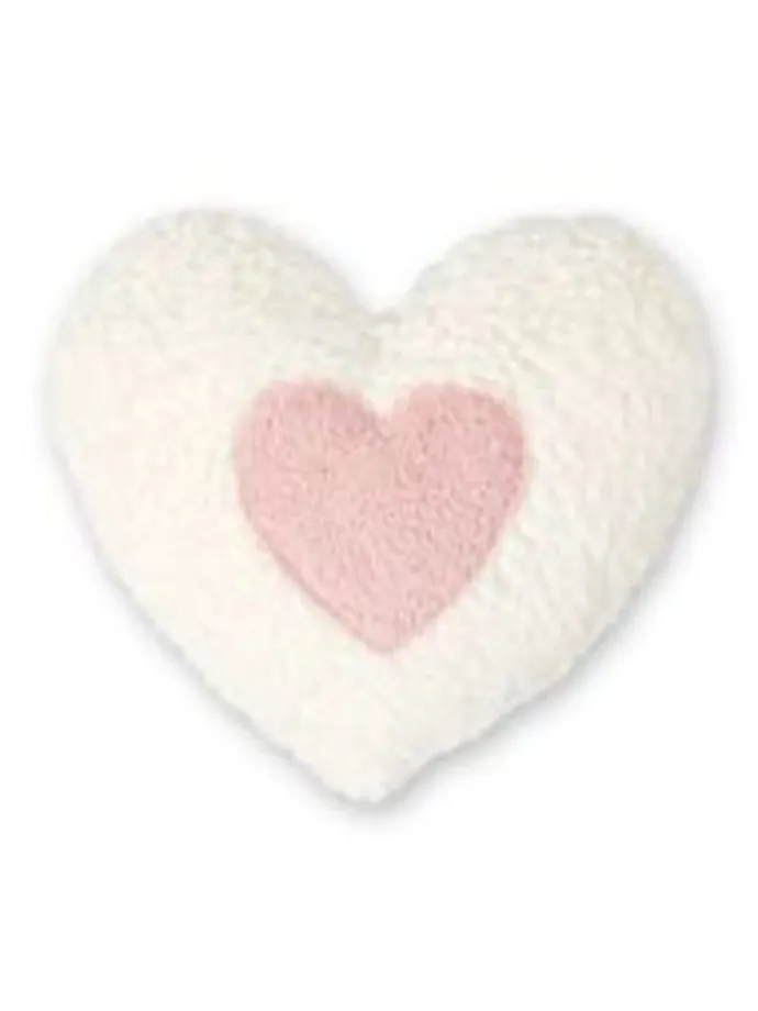 Kirschkern-Bio-Wärmekissen, rosa Herz, Made in Germany, Größe ca. 23 x 22 cm